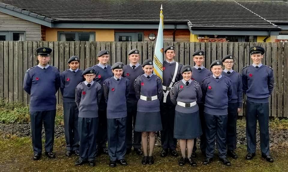 On Saturday, our cadets helped the British Legion sell poppies and yesterday we took part in the Annual Remembrance Day Parade. Sgt Doig was banner bearer and Cpl's Berwick and Bowen laid the wreath. #LestWeForget