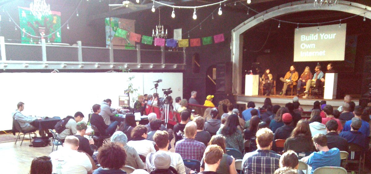 sudomesh's tweet image. Next Sunday (11/18): Build Your Own Internet v5!  Come and mingle with folks building community-owned internet, participate in hands-on workshops, and partake in good foods and conversation &amp;lt;3 - mailchi.mp/78d9c66a58d6/n…