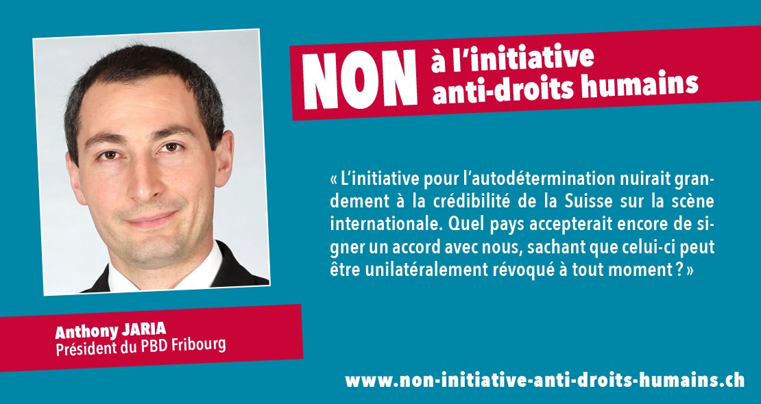 Comité romand: NON initiative anti-droits humains tweet media