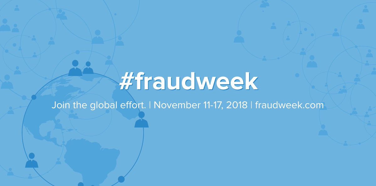 It is International Fraud Awareness Week. At Orange we are very proud to be supporting IFAW and will be using it as an opportunity to raise fraud awareness and collectively reduce the risk of fraud.  Everyone has a role to play! #fraudweek #acfe