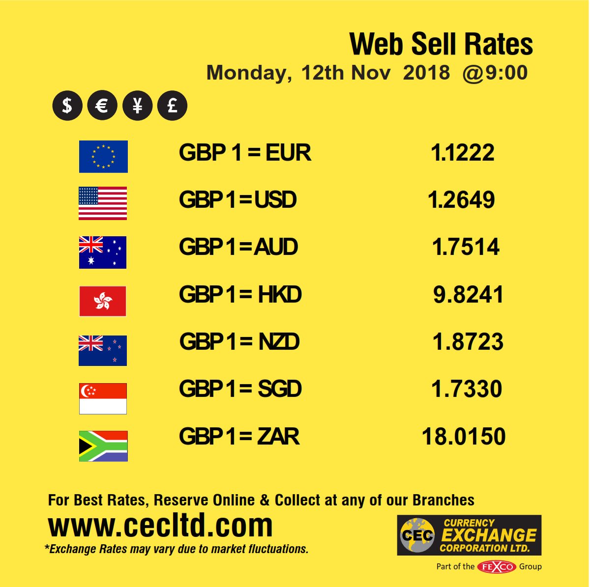 CECLTD21's tweet photo. For the best travel money exchange rates in town visit https://t.co/RqYL7Vpp5h https://t.co/O4lJD4R2G2