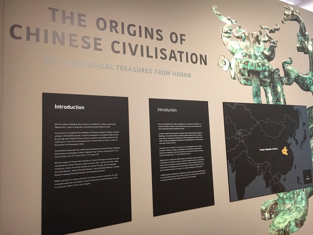 michelpolfer's tweet photo. Making of Exhibition The Origins of Chinese Civilisation opening at MNHA November 20th First object in showcase ! #china #chinesecivilisation #History @museenational https://t.co/nhIw1LLnkF