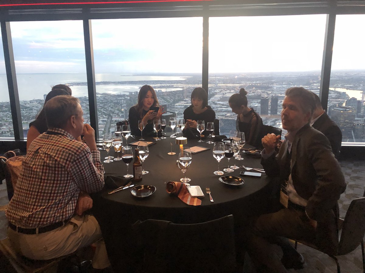 Assoc_of_MBAs's tweet photo. Andrew Main Wilson, AMBA CEO, welcomes the delegates to the @WSJ dinner at @89_eureka #AMBA18 #APAC18 https://t.co/u76wl8mOdN
