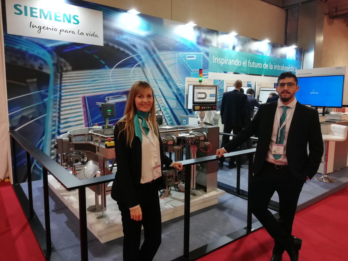 AlbertoVegMen's tweet photo. Arrancamos! @LogisticsIberia #siemens #Logistics2018 https://t.co/jdcSEsZUdO