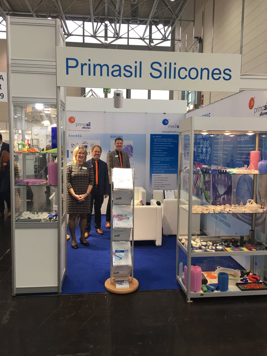 medisilblog's tweet photo. Challenge us with your #silicone and #elastomeric projects.  The team look forward to your visit at stand R19 Hall 8a - @COMPAMED https://t.co/KcyLuQklsg