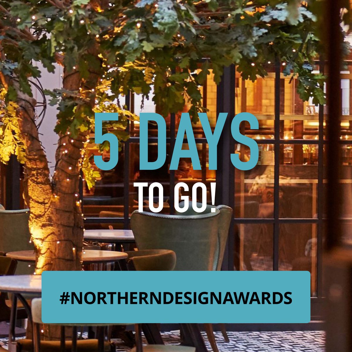 IT'S THIS FRIDAY! FIVE DAYS TO GO! 
Architects, designers and retailers from all over the North will be donning their glad rags for #NorthernDesignAwards 2018. We can't wait to see you all! 💃🍾🥂
Tickets still available here, but limited! goo.gl/LpCaKG