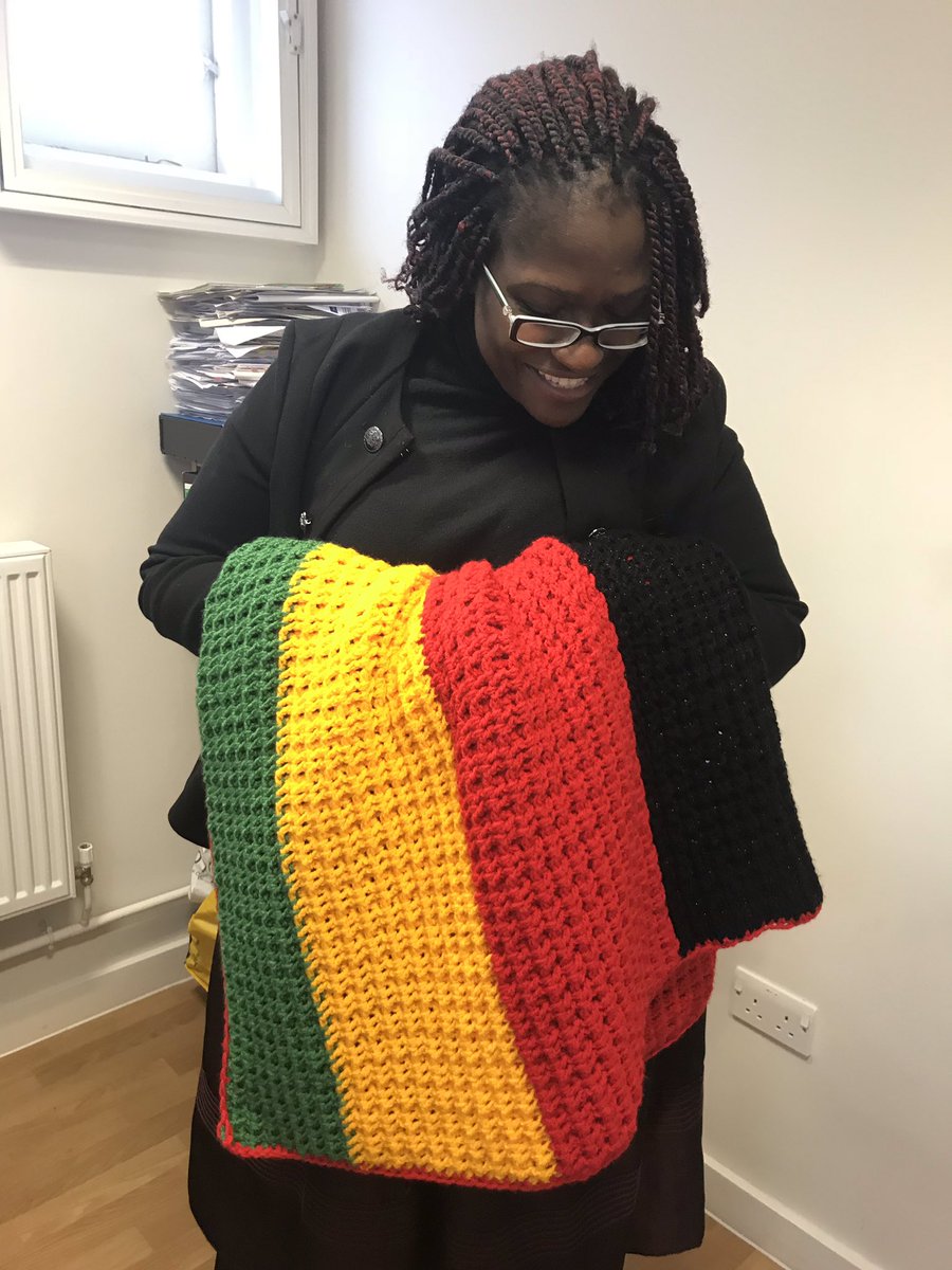 orchardtb121's tweet photo. So... coupled with my resignation letter this morning was a hand made gift for EDoN Mumvuri. So glad she loved it. #zimbabweflag #KMPTproud #oxleas @MaryMumvuri https://t.co/TTdDJAir0j