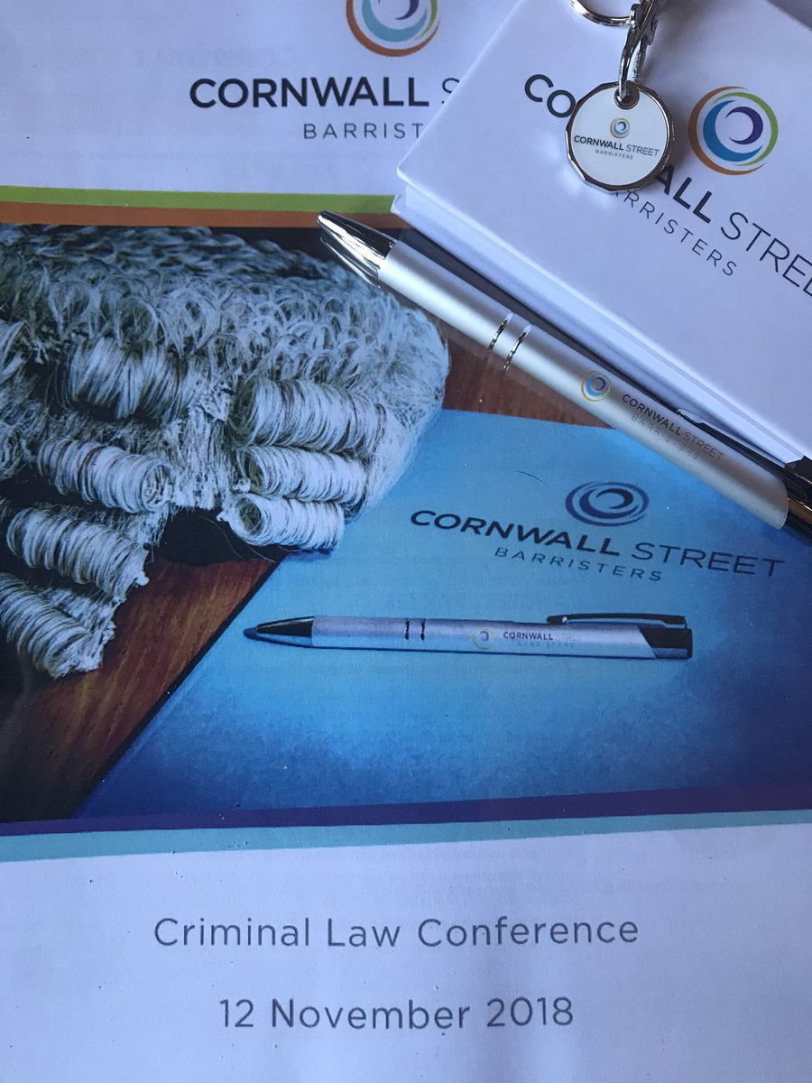 We are looking forward to welcoming everybody to our #criminallaw conference <a href="/TheMountHotelWV/">MountHotelWV</a> in Wolverhampton today.