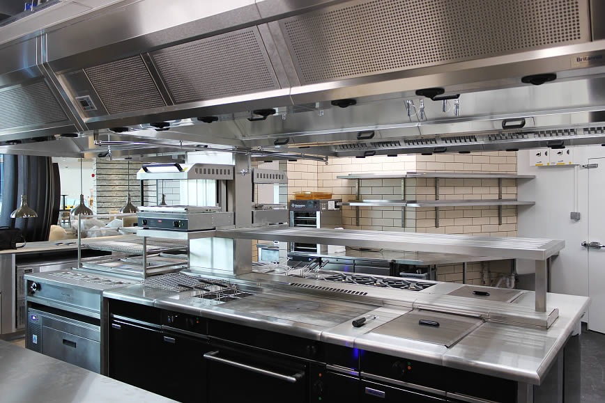 We're proud of all the work we've done at Resorts World, Birmingham.
Here's just one of the photos from one of the 8 kitchens we completed! The Robata Bar &amp; Grill, which was nominated for an award back in 2016!