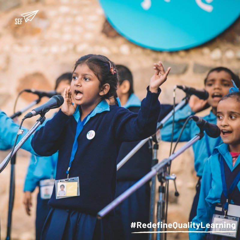 sefconnect's tweet image. To #RedefineQualityLearning it&apos;s imperative for us to create balanced #learningspaces where the child’s learning goes beyond academics. Partners like @MusicBasti help to make it possible with music &amp;amp; important life-skills like creativity, confidence, &amp;amp; teamwork

#QualityEduction