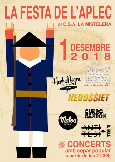 Com ja sabeu després de l'<a href="/AplecLaMarina/">Aplec de La Marina Alta</a> al castell de Dénia continuem amb la festa de l'Aplec al CSA la mistelera i una de les novetats d'este any serà el taller de <a href="/MuixeMarinaAlta/">Muixeranga Marina A.</a> una bona ocasió per conèixer el món de la muixeranga des de dins. Vos ho perdreu? #ALM310311