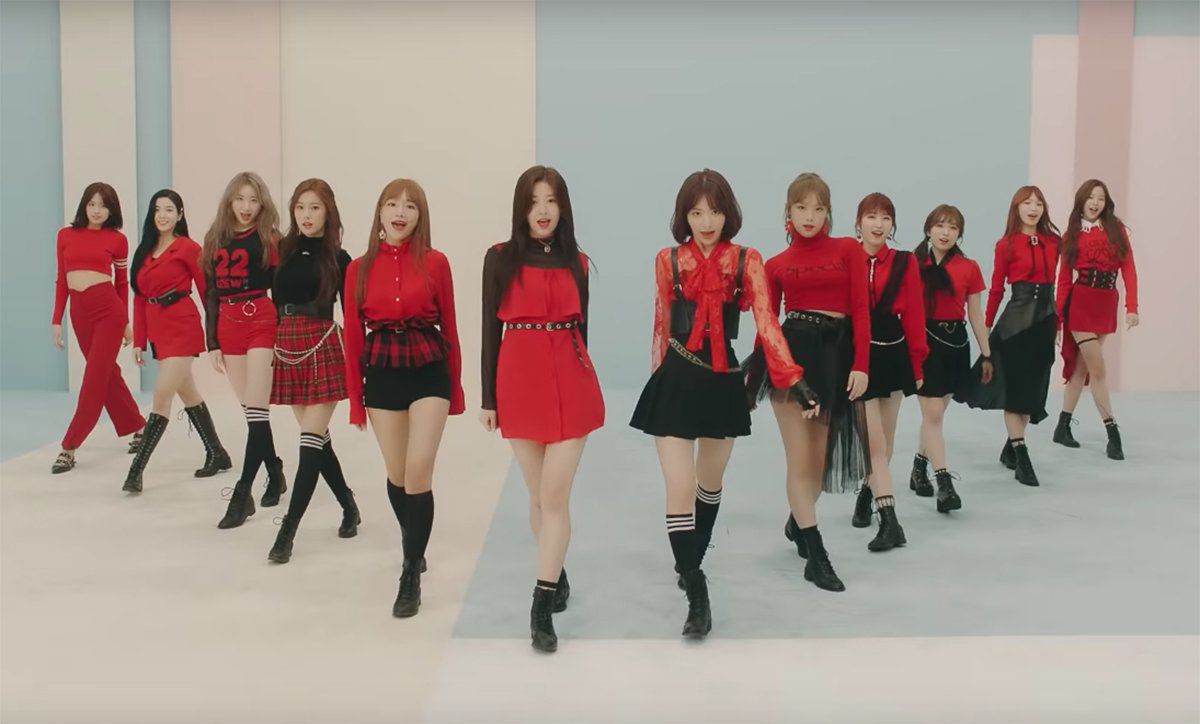The girls from #IZONE have topped the Japanese music charts with their debu...