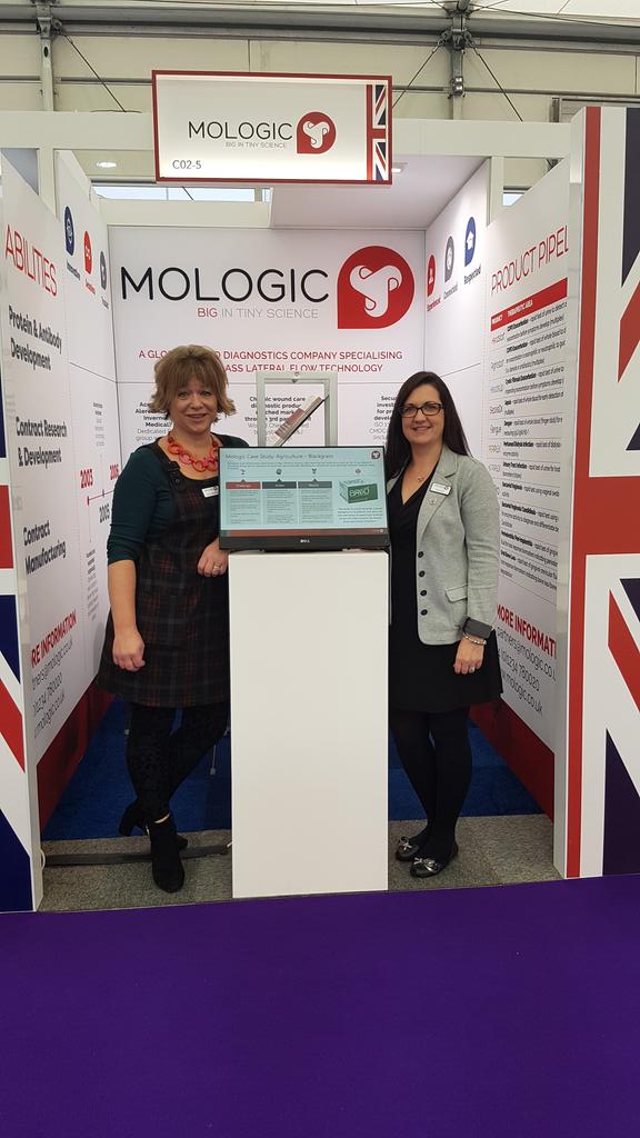 #Medica2018 is officially open! Alison and Vikki are ready to talk to you about #lateralflow #contractresearch #contractmanufacturing #recombinantproteins #strategicpartnering #productpipeline