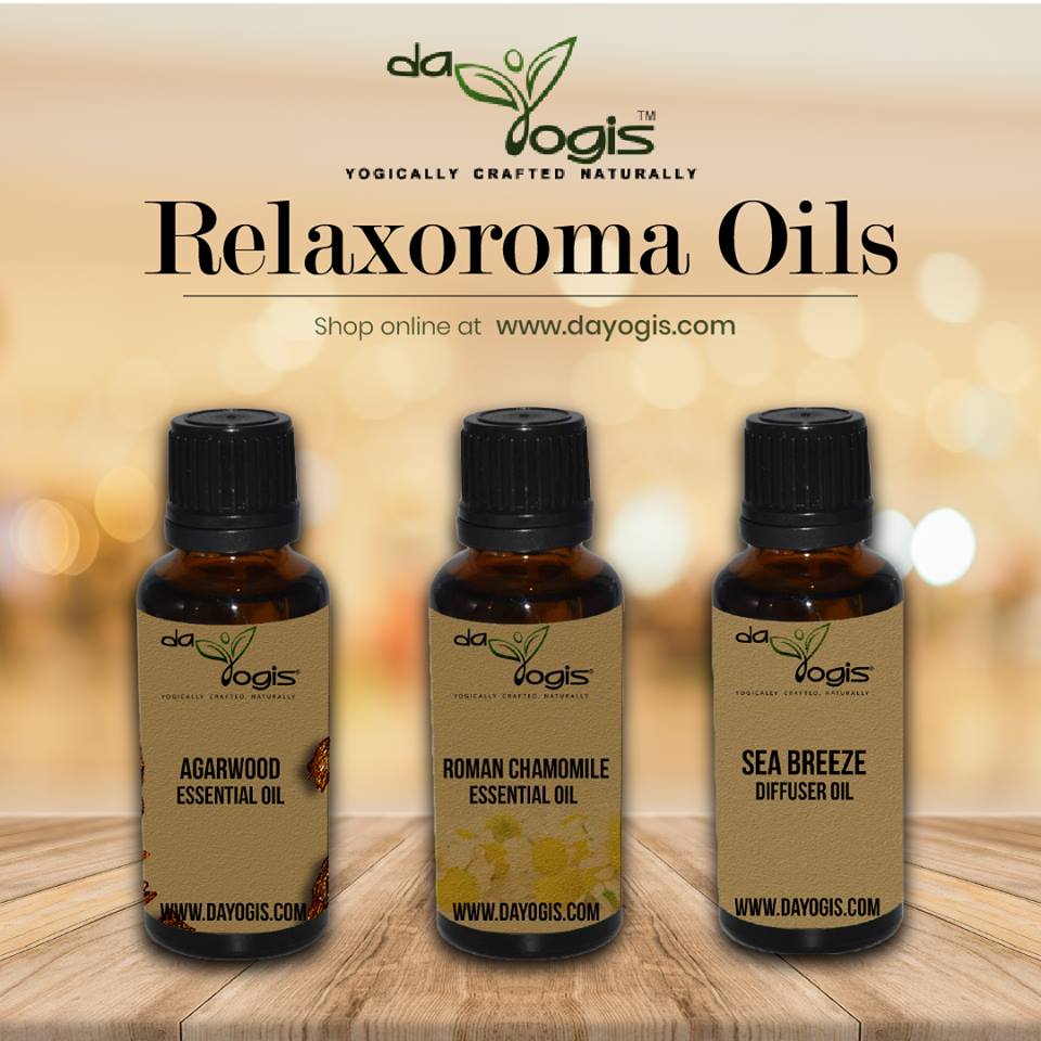 #RelaxoromaOils #EssentialOils #NaturalIngredients #PureProducts #AyurvedicProducts DaYogis
 Click the link here:bit.ly/2NhV8rs