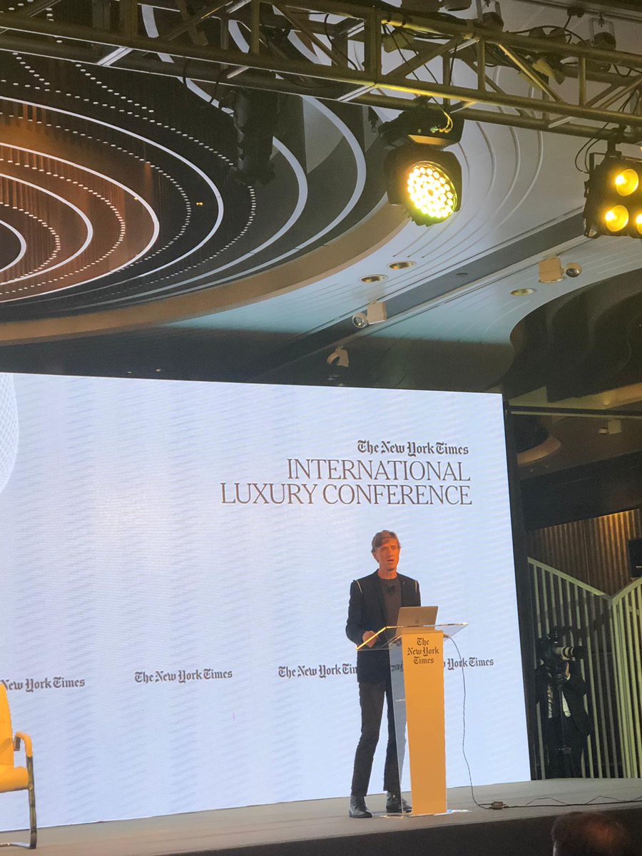 "The #luxury business needs to change - it is still a business of the previous century." - Ian Rogers <a href="/iancr/">ian c rogers</a> , Chief Digital Officer, <a href="/LVMH/">LVMH</a> at the Closing Keynote for Day 1 of the International #Luxury Conference <a href="/NYTLuxury/">NYT Luxury</a> #NYTLuxury