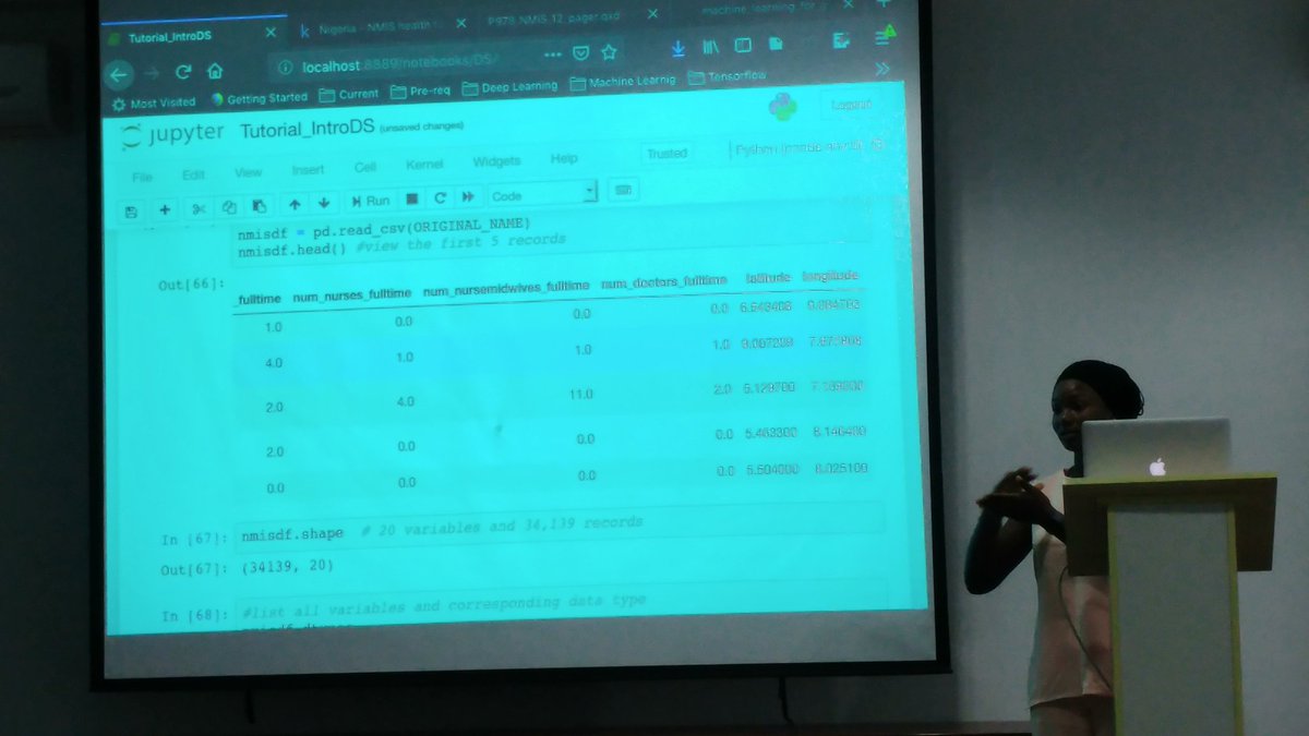UNGlobalPulseUG's tweet photo. Exploring the data pipeline with @tejuafonja @AUSTNigeria 
#DataDciAfrica #DSA2018 https://t.co/yf3YRHv17o