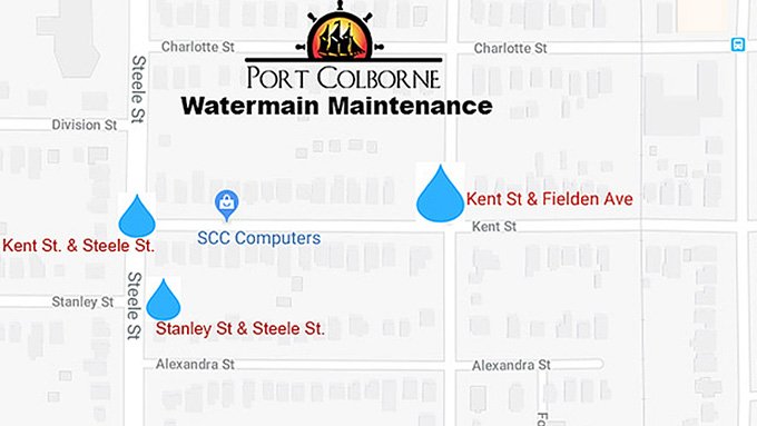 Water main maintenance this week in Port Colborne bit.ly/2OCPYCd https://t.co/gsqfVwtJPU