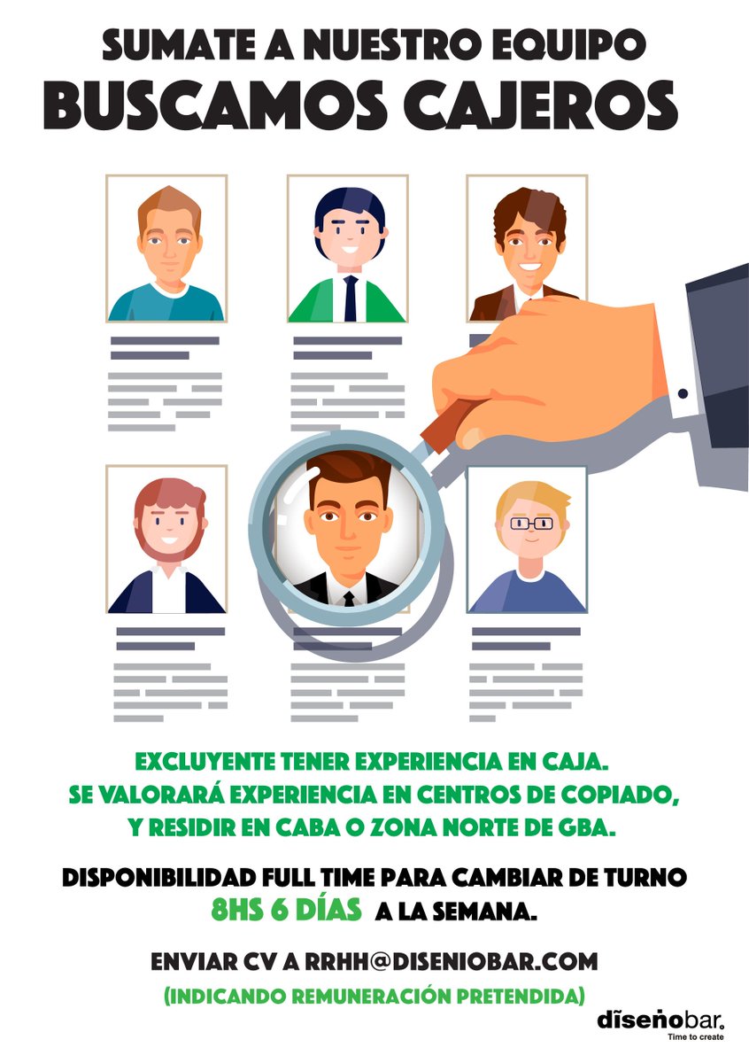 #trabajoargentina #trabajoarg #trabajosihay #jobs #ofertadetrabajo #ofertalaboral #trabajando #trabajo #diseniobar