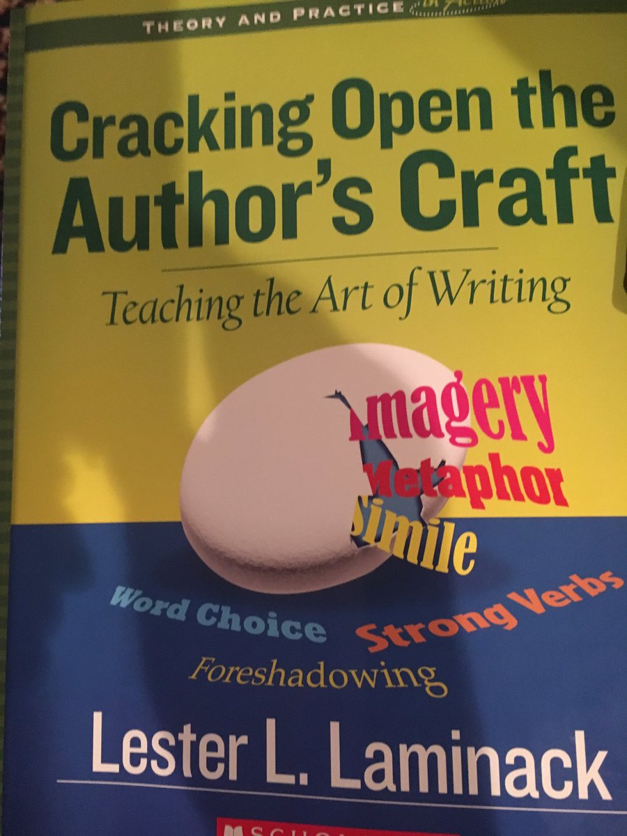 vrkimmel's tweet image. Starting my day with ⁦@Lester_laminack⁩ ⁦@Scholastic⁩ #teachwrite #g2great