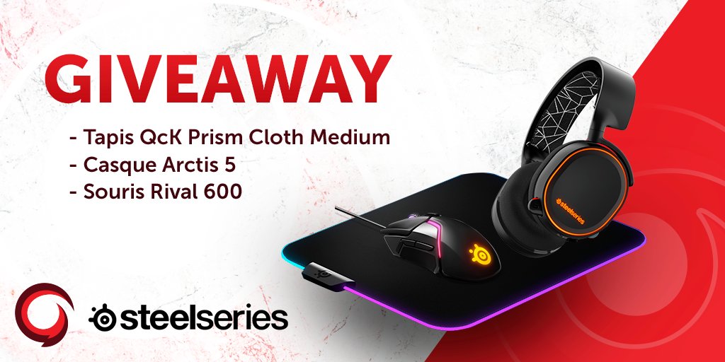 GotagaTV's tweet image. Pour vous remercier de votre générosité tout au long du weekend voilà un petit concours @SteelSeriesFR ! 🎧

Pour participer RT &amp;amp; Follow @GotagaTV &amp;amp; @SteelSeriesFR ! 😈

Tirage le 19/11