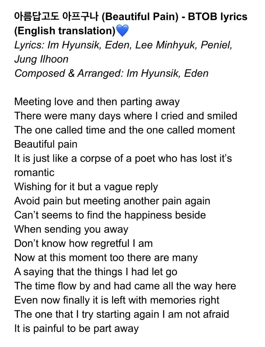 for you btob lyrics