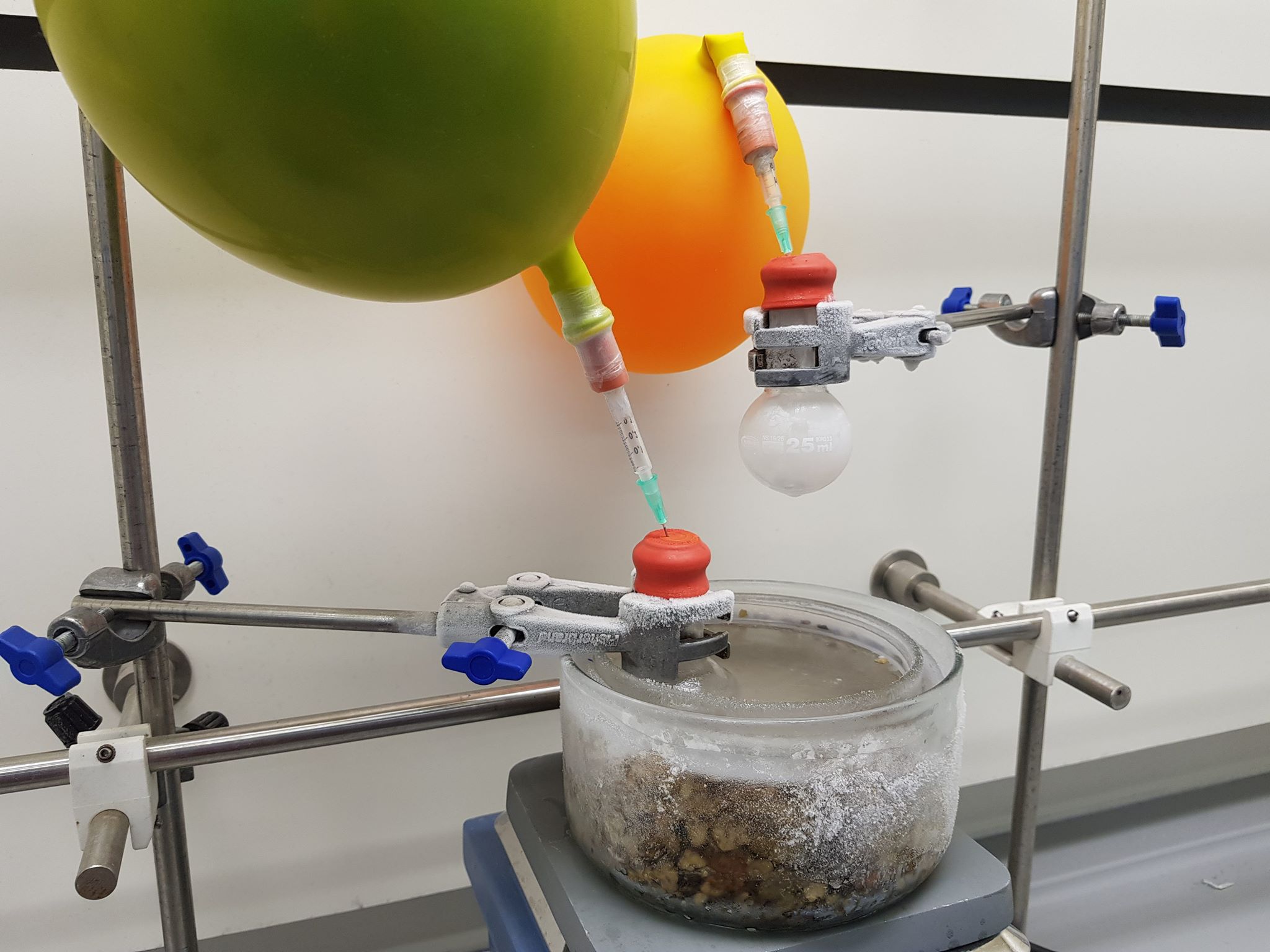 Chemistry at York on Twitter "Feeling the chill! One of our second year reactions the