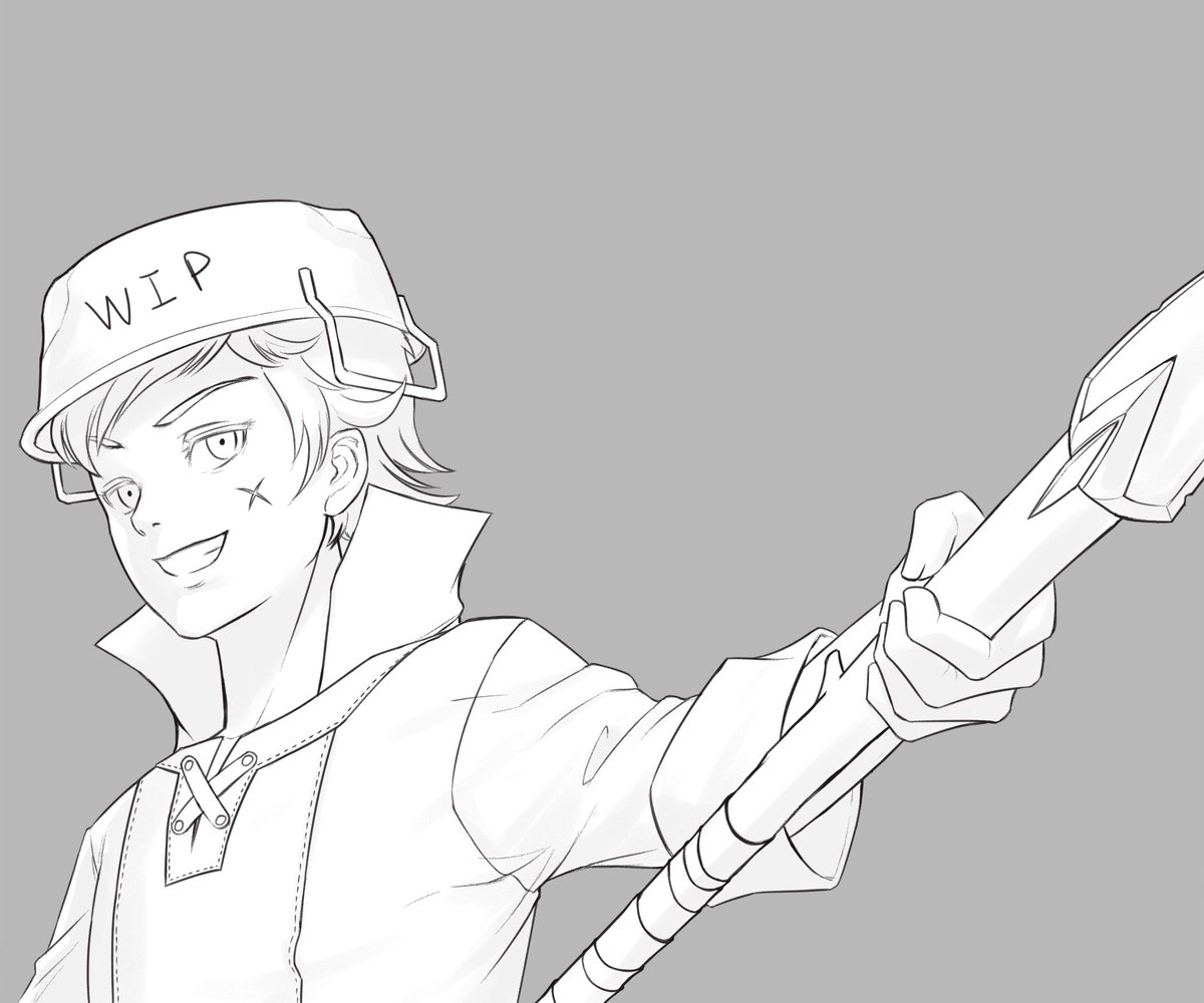 Donnel WIP, I'll color this one tomorrow ?

#FireEmblemHeroes 