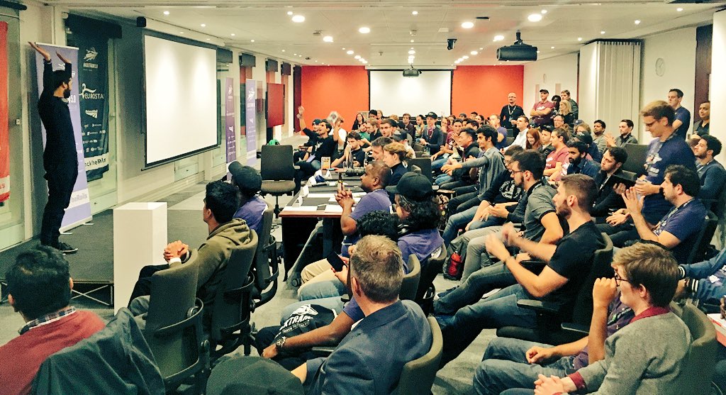 hackpartners's tweet image. HUUUGE THANKS to everyone involved in #HackTrian5. Sponsors, venues, mentors &amp;amp; especially participants - you make HackTrain awesome! Amazing energy and fantastic solutions from both #UKtrain and #EUtrain that are genuinely helping improve rail.