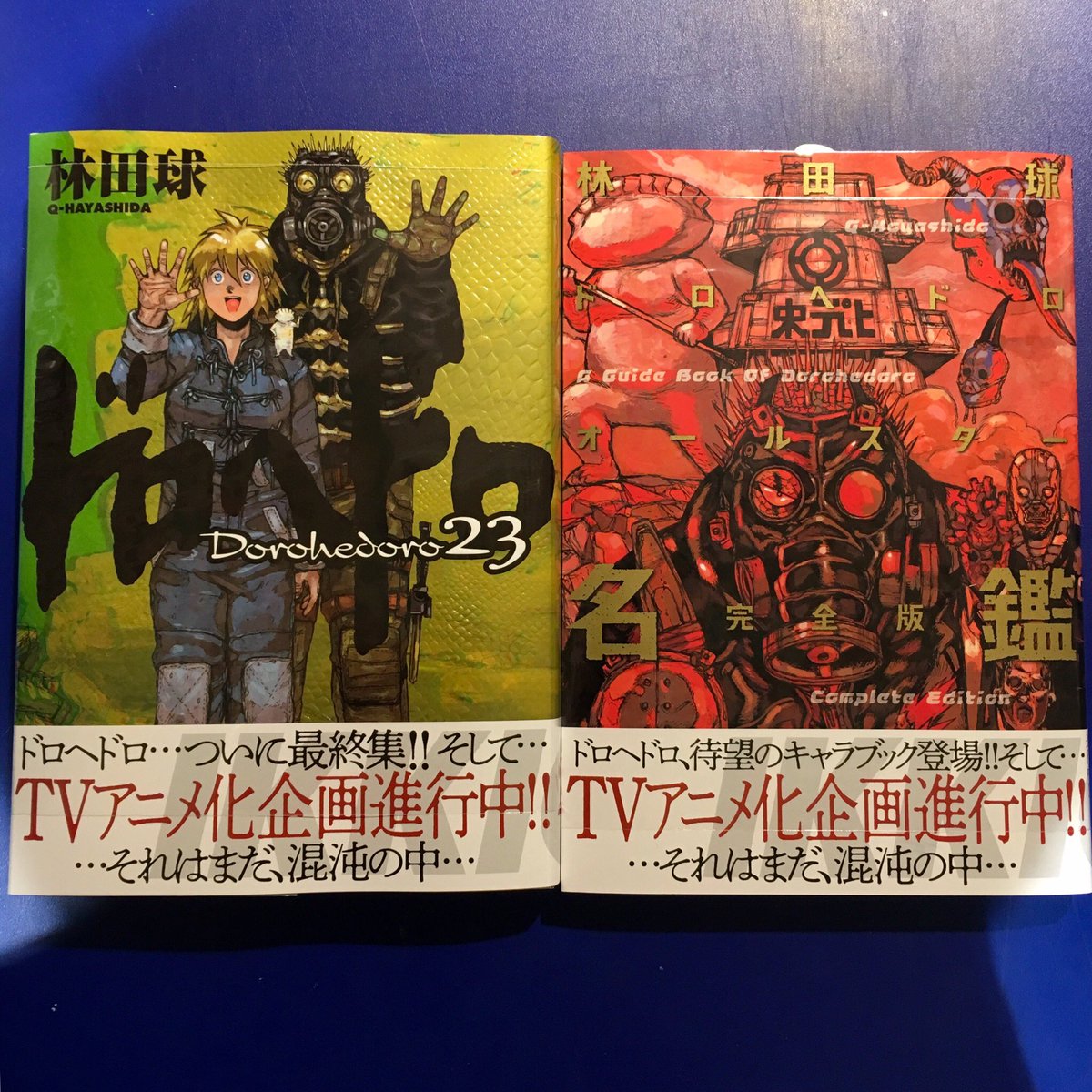 ヴィレヴァン津田沼パルコ En Twitter 本日発売 ドロヘドロ 23 ドロヘドロ オールスター名鑑 完全版 カイマンとニカイドウの自分探しの冒険もついに完結です 最終巻とオールスター名鑑完全版 同時発売です これは買うしかないですよー