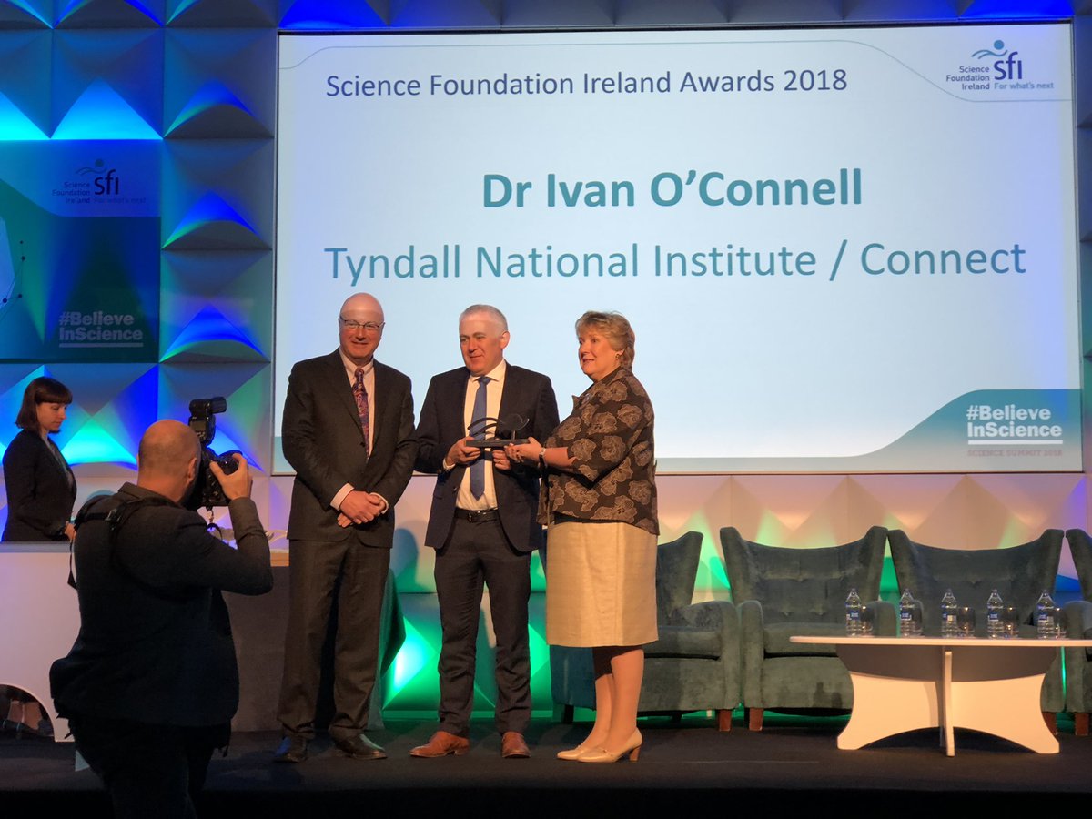 William Scanlon (@wgscanlon) on Twitter photo Well done to <a href="/TyndallInstitut/">Tyndall Institute</a> researchers Dr Ivan O’Connell and Prof. Peter O’Brien for taking 2 out of the 8 SFI Awards for 2018 for best International Partnership and best International Engagement, respectively. Well done! #BelieveInScience #ict Well done to <a href="/TyndallInstitut/">Tyndall Institute</a> researchers Dr Ivan O’Connell and Prof. Peter O’Brien for taking 2 out of the 8 SFI Awards for 2018 for best International Partnership and best International Engagement, respectively. Well done! #BelieveInScience #ict