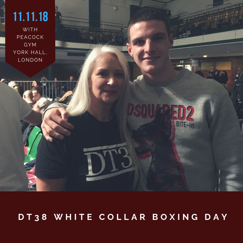 #DT38 White Collar Boxing in pictures #8: A sensational fundraising event at #YorkHall yesterday with @PeacockGym . Once again a huge thanks to our 24 brave competitors, sponsors & all to came to & supported this event to help us continue to raise awareness of #TesticularCancer