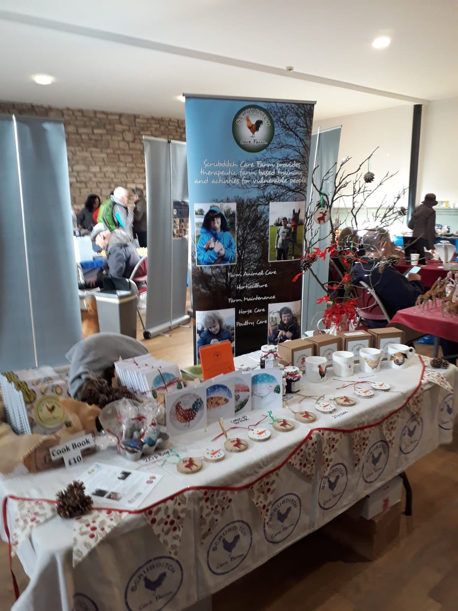 Come along and see us at the Combined Charities Christmas Fair at the The Cornhall Cirencester today! #carefarming #christmas #charity