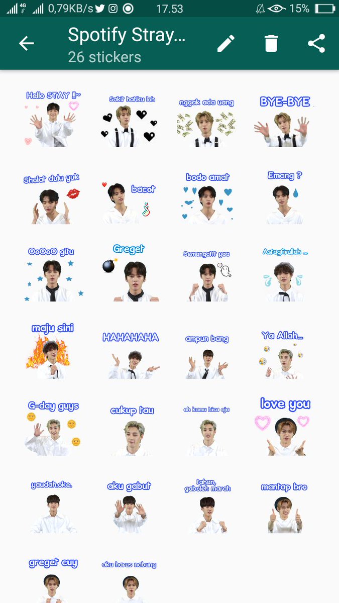 Tika On Twitter Sticker Whatsapp Tema Spotify Straykids Https