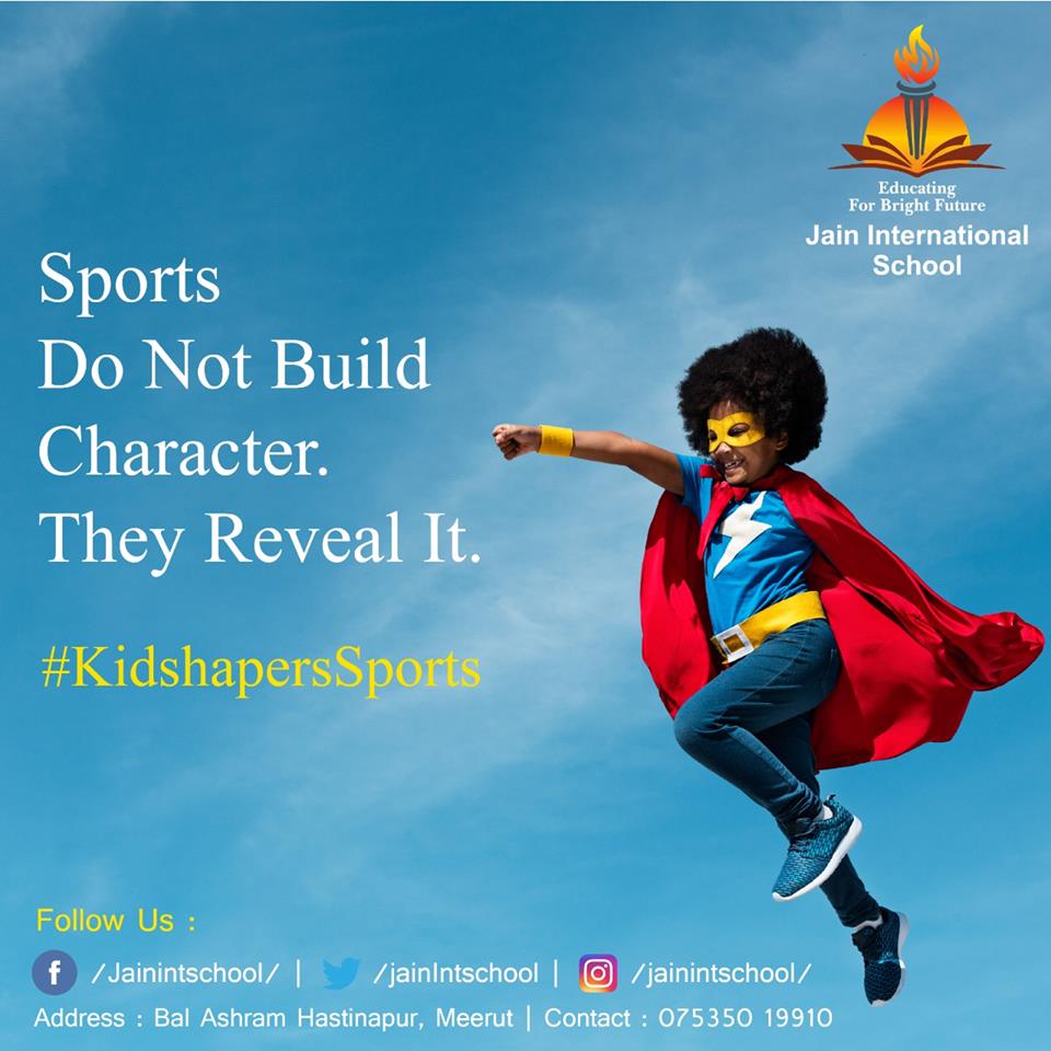 jainIntschool's tweet image. #Sports do not build #character they reveal it Jain International school.Visit: jaininternationalschool.com(For more details)