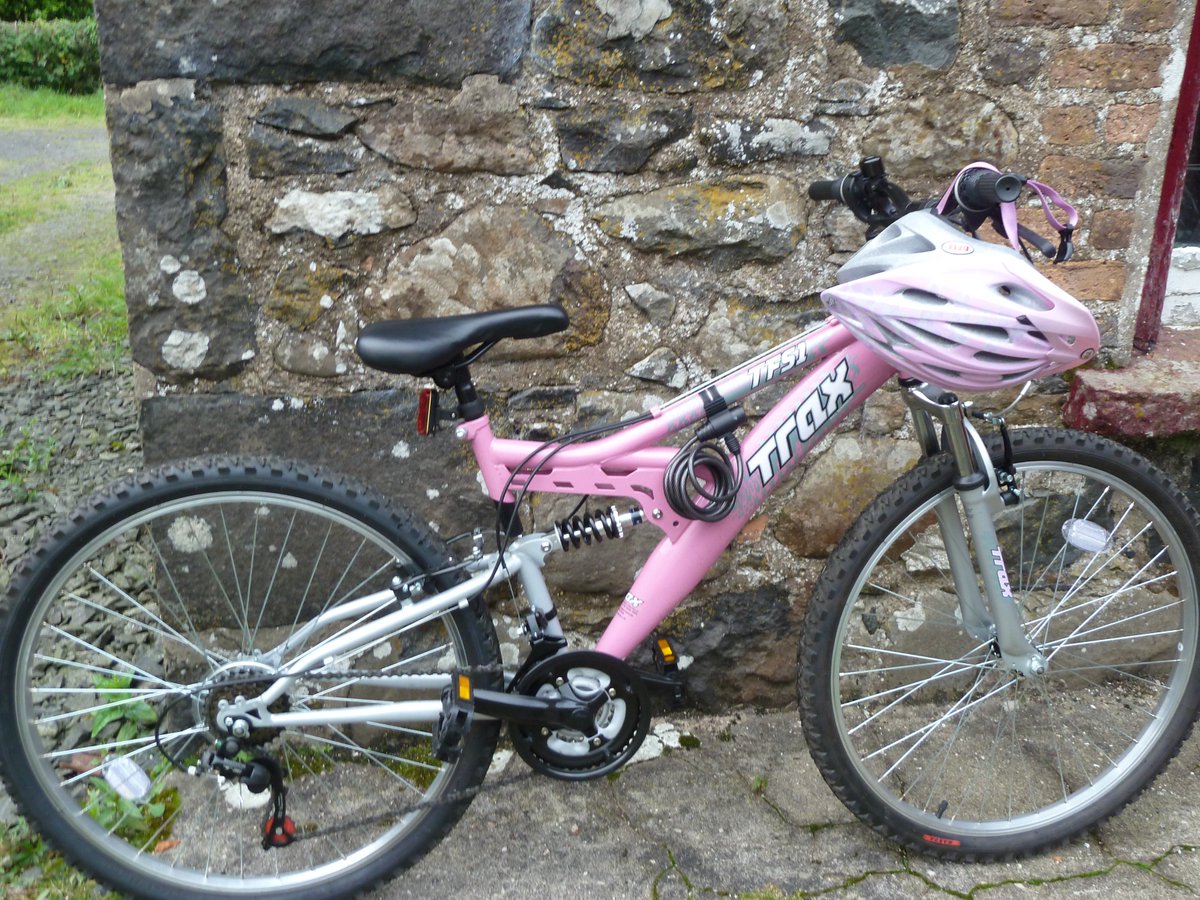 pink trax bike