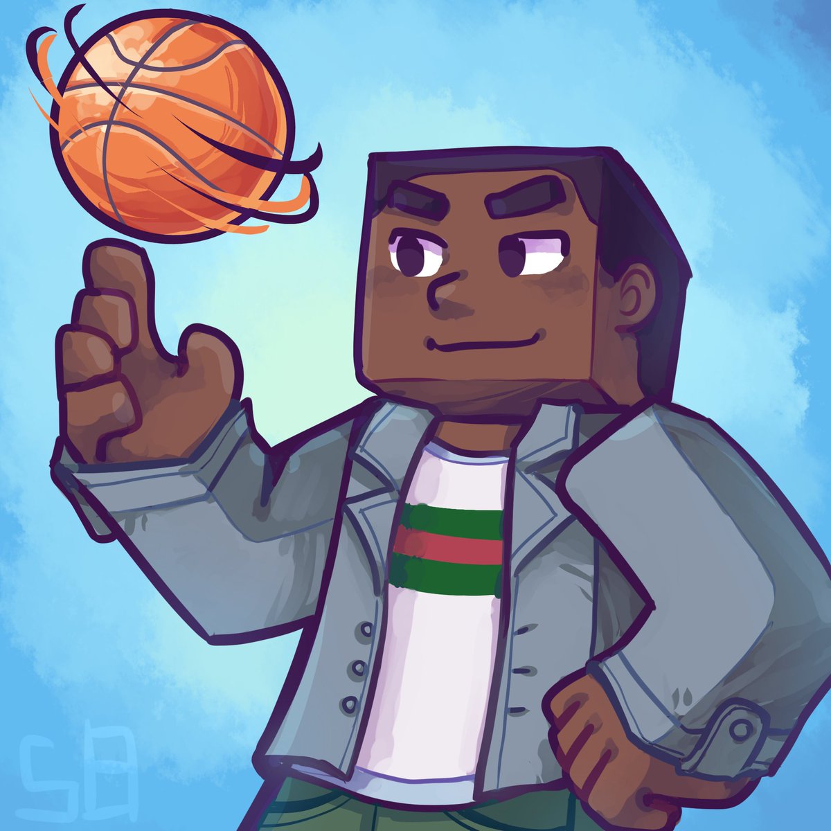 WandererDev_'s tweet image. Here's a minecraft commission that I did