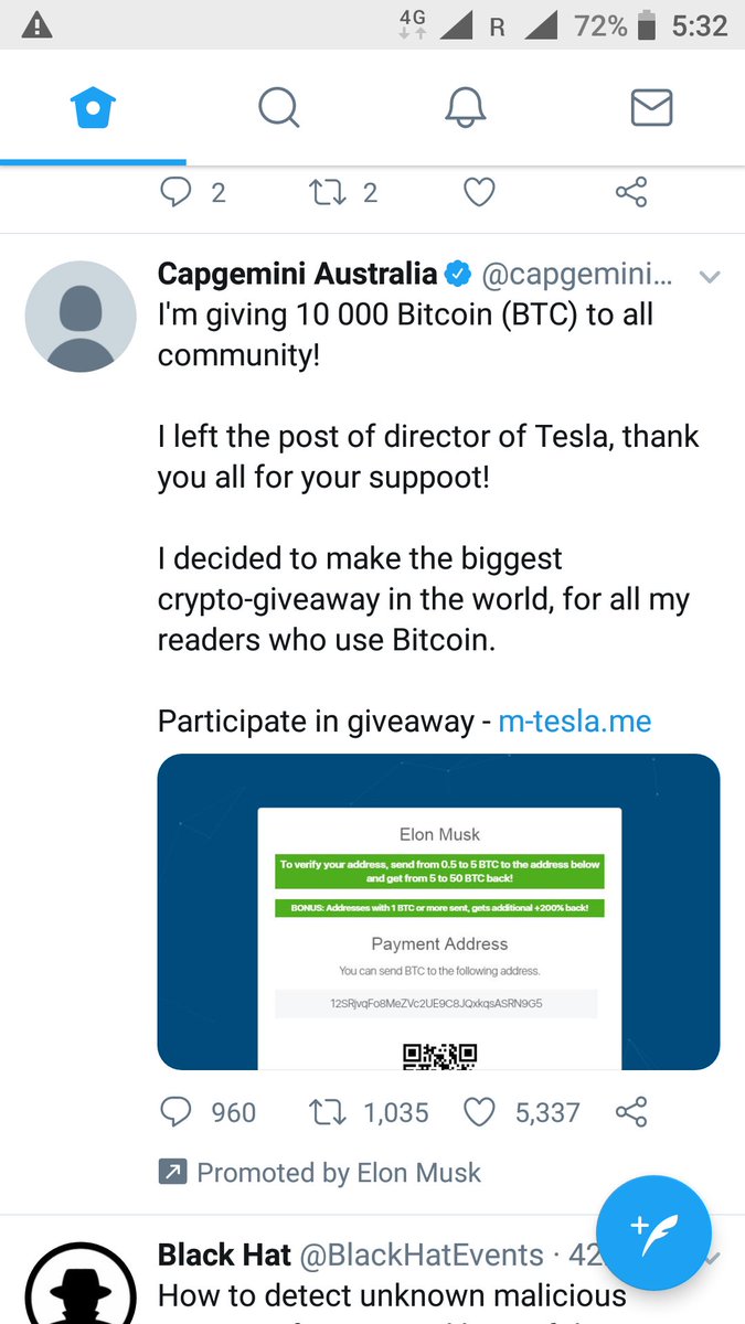 TechClans87's tweet image. Promoted by Elon Musk Cc:@fs0c131y