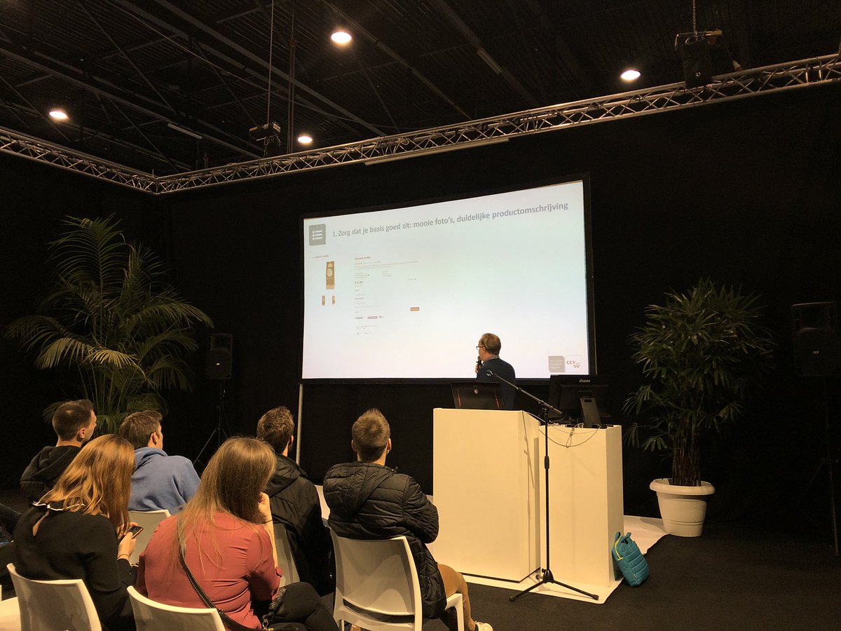DigitalDayBE's tweet photo. De vierder spreker vertegenwoordigt @CCVBE met ‘10 CCV tips om je webshop te starten of te doen groeien’
#ECOMXPO https://t.co/uzvJ9umI9N