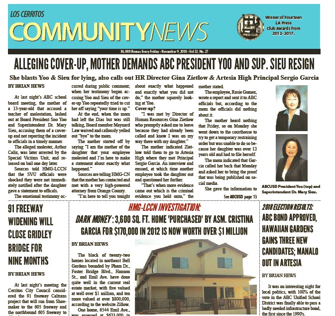 Cerritos Newspaper ( cerritosnews) Twitter