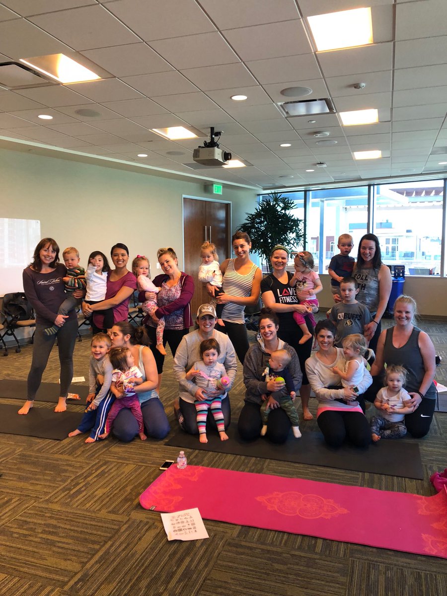 jmaslow11's tweet photo. New Moms Club meets the Yoga club #DaVitaway https://t.co/UbQkJknTHB