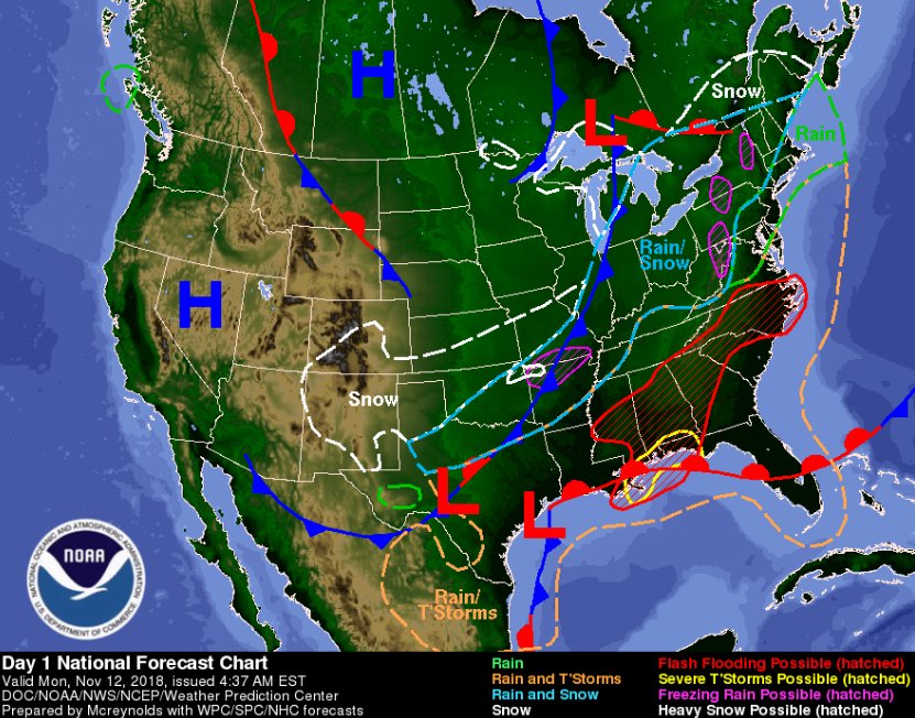 Noaa National Forecast Chart