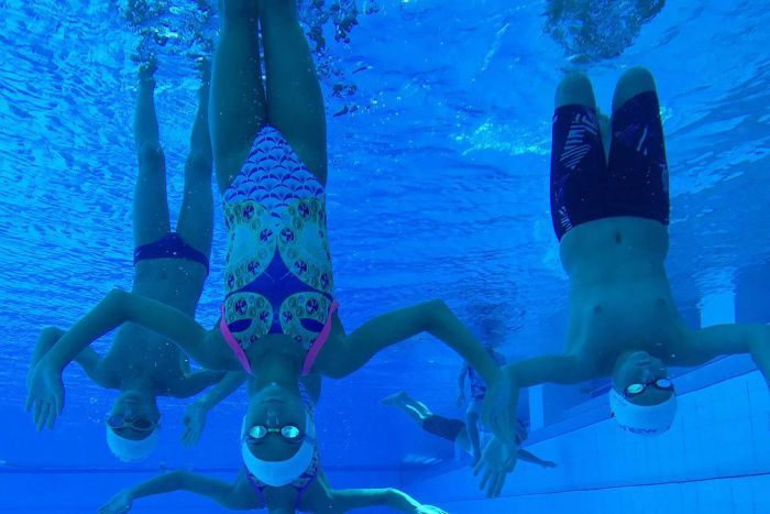 WEurocamp's tweet photo. Gold Coast boys bucking the notion that synchronised swimming is only for girls
https://t.co/aMQoEaIq2v
#WaterGhaims #Eurocamp #Trapani #EILD #swimming #water #genderequity #humanrights #Action #Sports #Erasmus+ #italy #womenrights #nataliecoughlin https://t.co/Ob25q31cPw