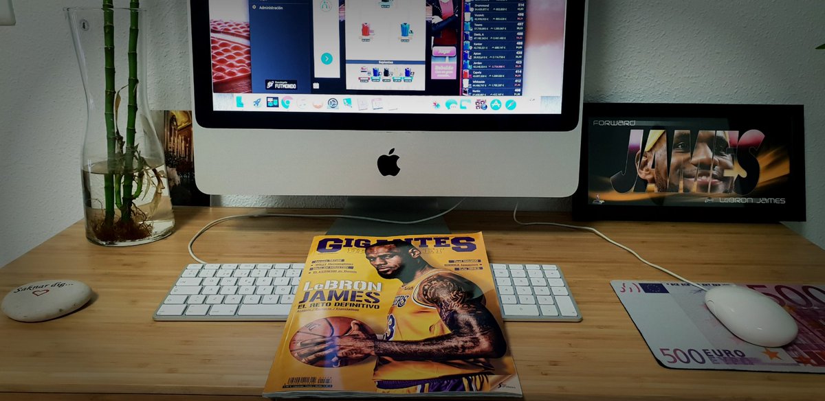 indianhawkeye's tweet image. Preparando mis equipos de @Basketmondocom con #Migigantes como talismán.
Que pena que no tengáis Liga V.I.P. @GIGANTESbasket en está #FantasyNBA!
#KingJames #GOAT🐐
#LakeShow
#StriveForGreatness🚀