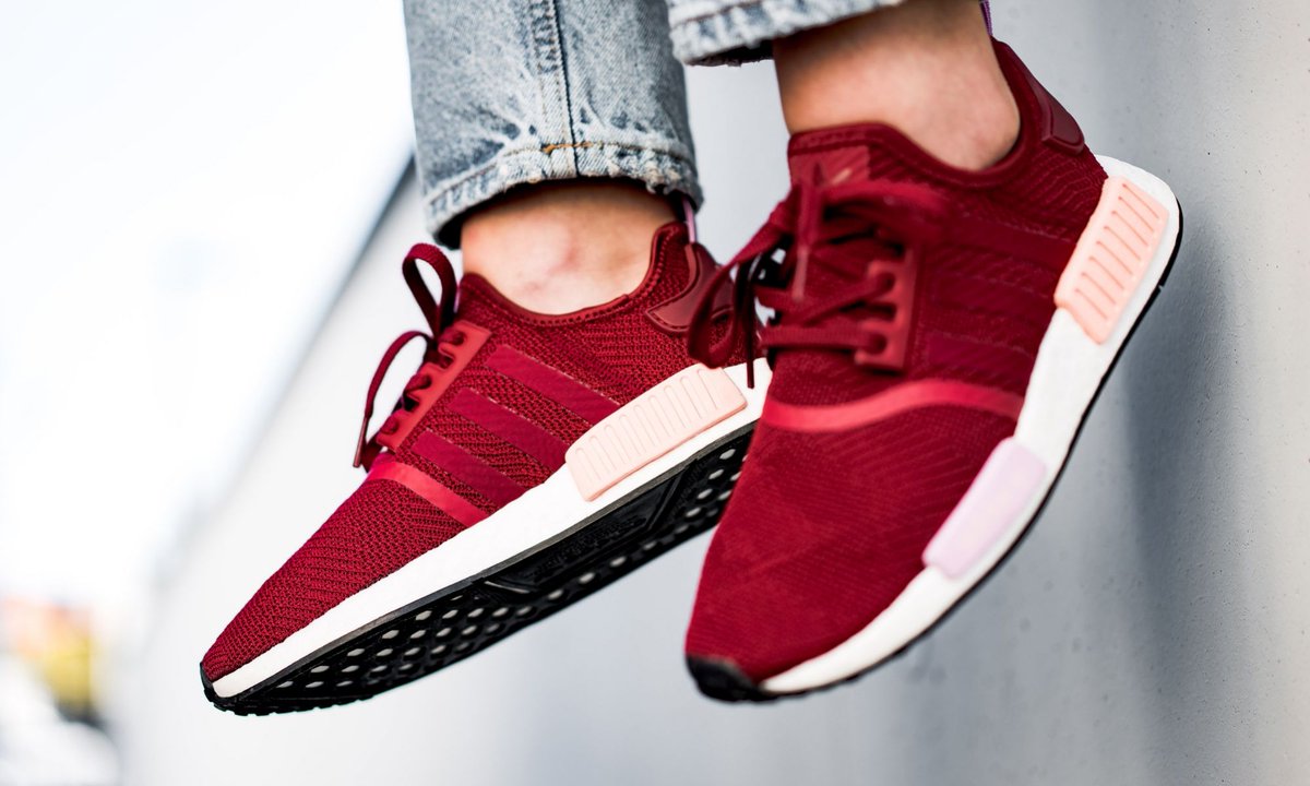 The adidas NMD R1 Burgundy B37646 Got 