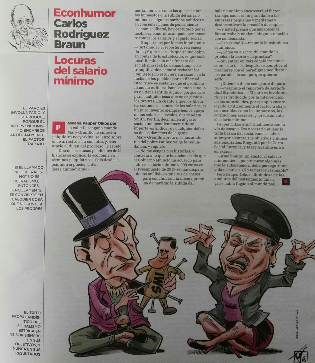mjguzman2010's tweet image. "Locuras del salario mínimo"
Por Carlos Rodríguez Braun
#apesardelgobierno
@rodriguezbraun
#Econhumor