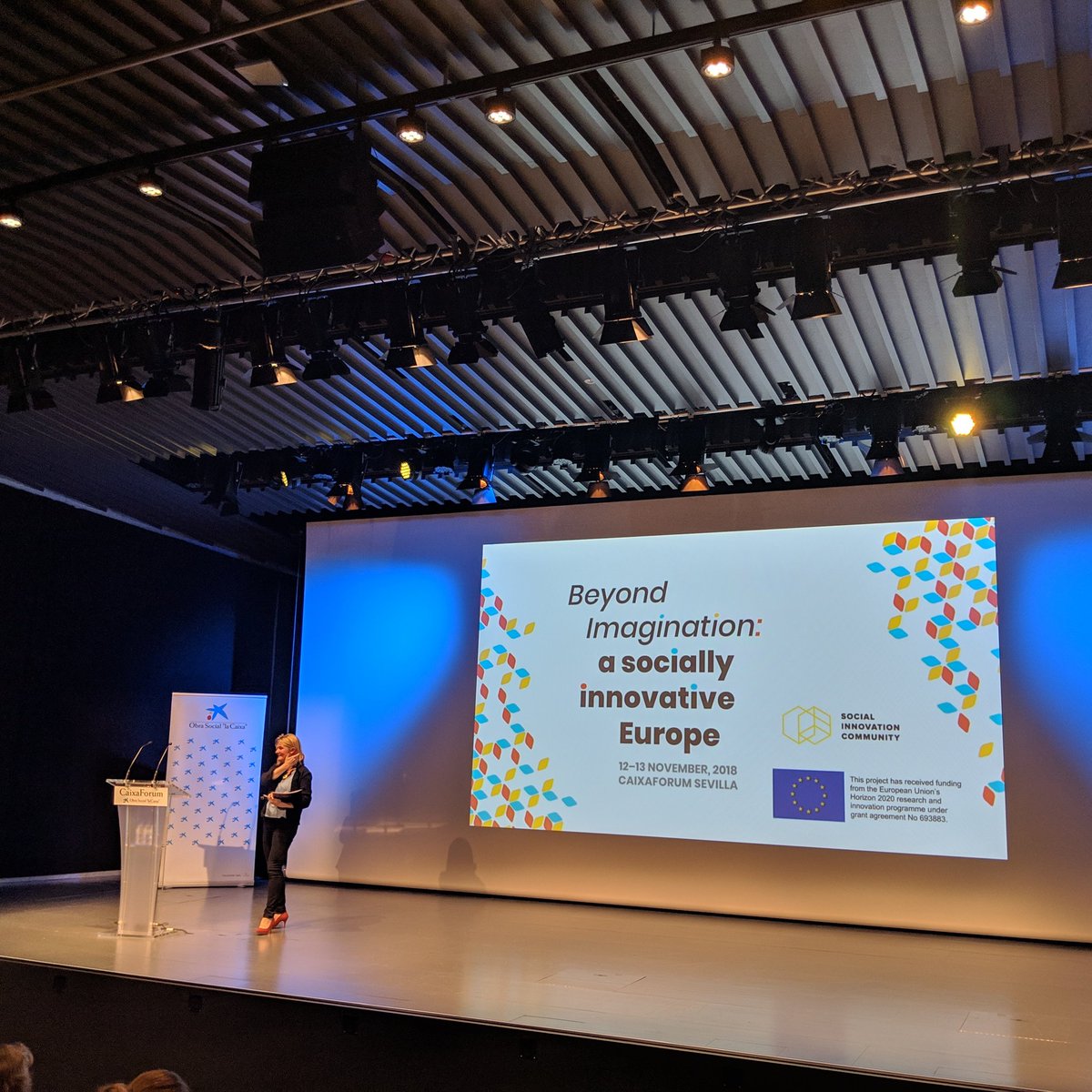 And we're off! Our final event is starting with Louise from <a href="/si_exchange/">Social Innovation Exchange</a> and Armelle from <a href="/AEIDL/">AEIDL 🦋 Follow us on Bluesky @aeidl</a> welcoming delegates from all across (and beyond) Europe for two days of discussion about the future of #SocialInnovation. And thank you for having us <a href="/CaixaForum/">CaixaForum</a>! #Horizon2020