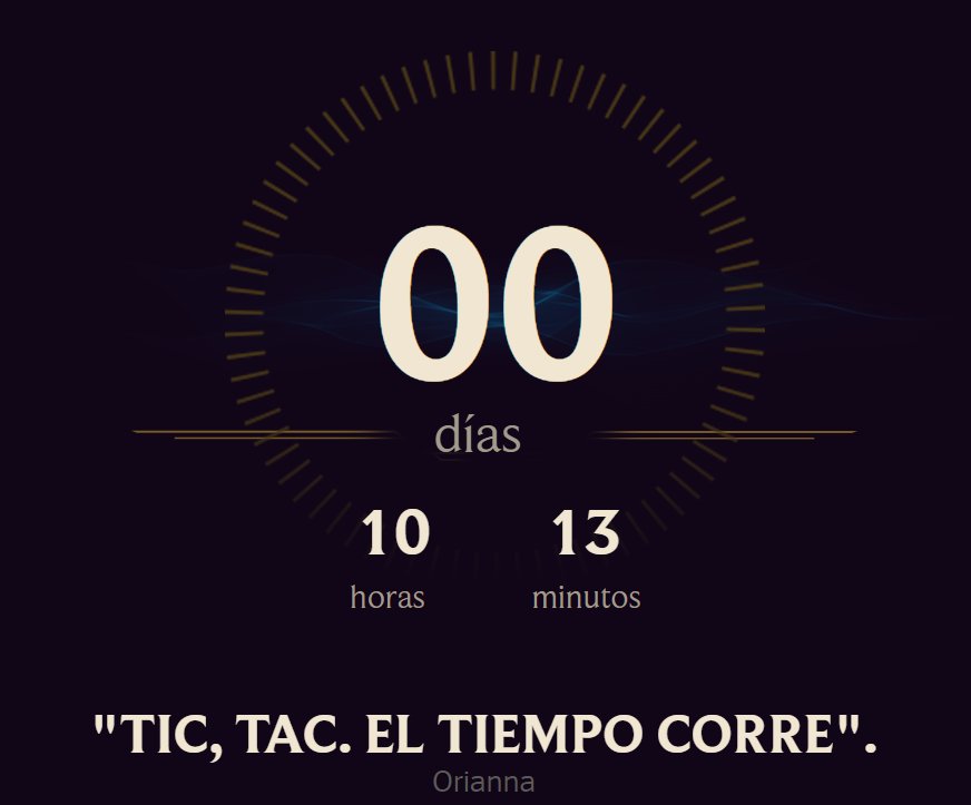 No es por meter presión, pero...