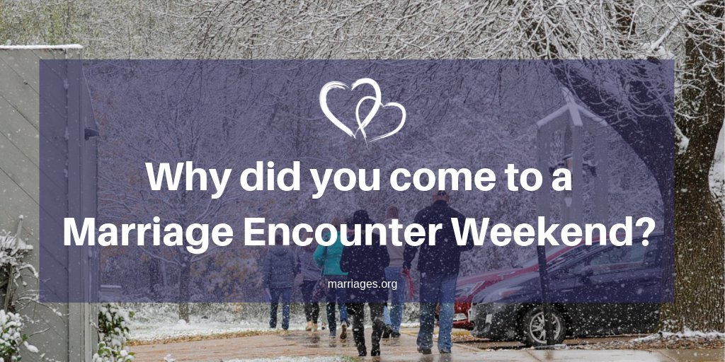 “We have been to different counseling sessions with some success. Our marriage was deeply in need of help! This weekend was such a blessing! I really think you just saved another marriage ...' Read more loom.ly/6ITw1SA #marriage #marriageencounter