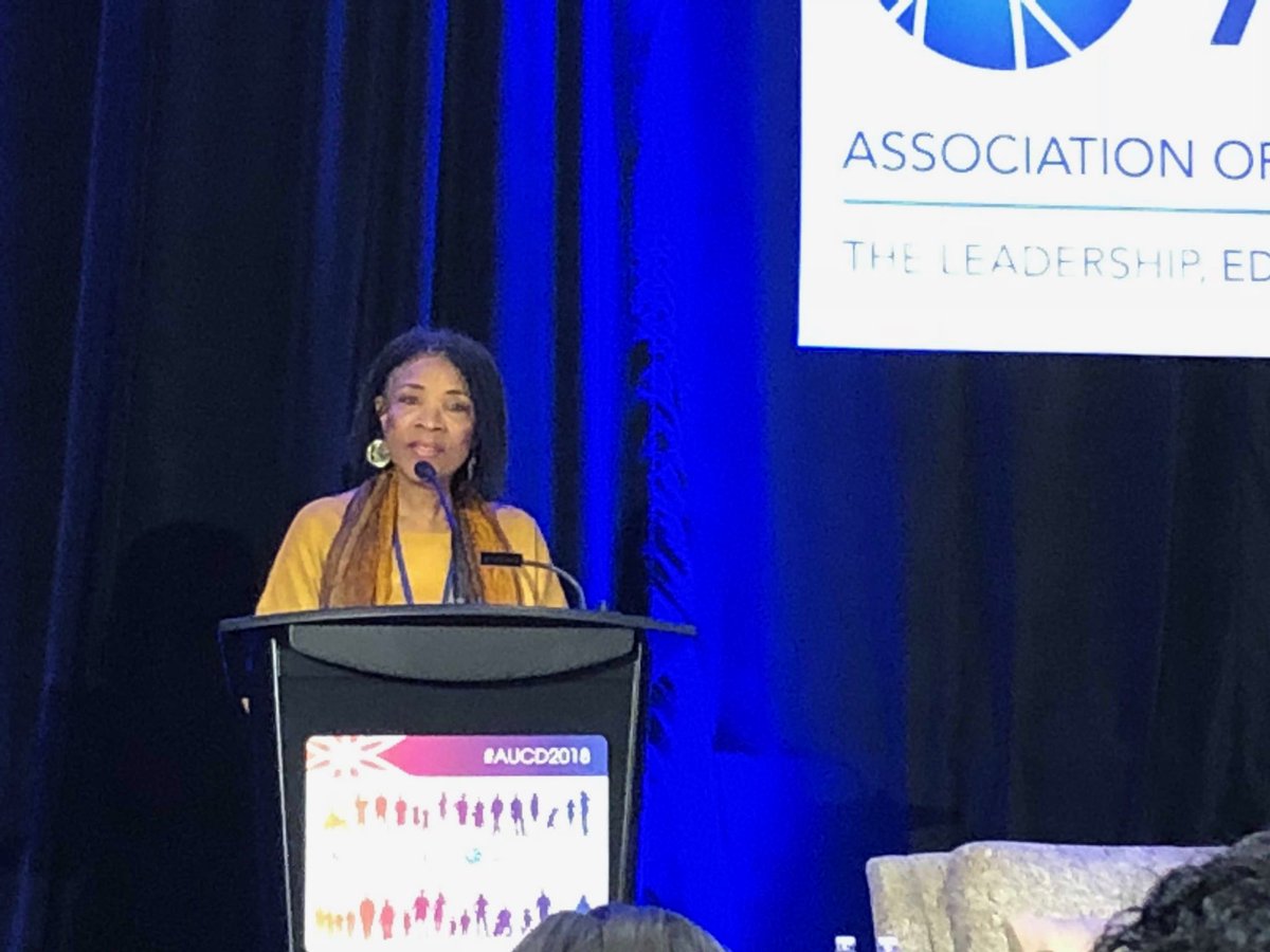 Opening plenary @AUCD2018 #weallbelonghere