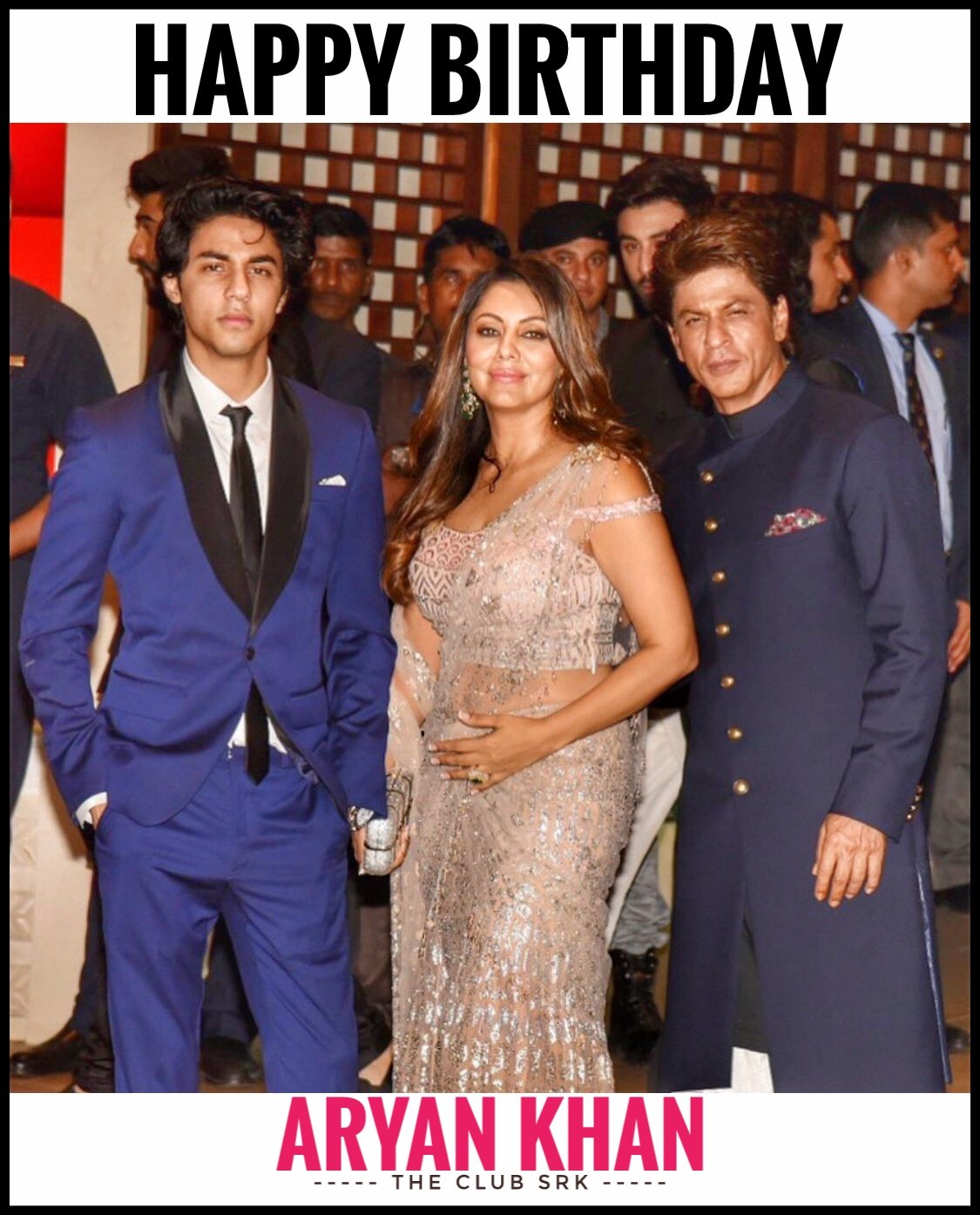 \The Club SRK\ wishing Aryan Khan a very Happy Birthday    